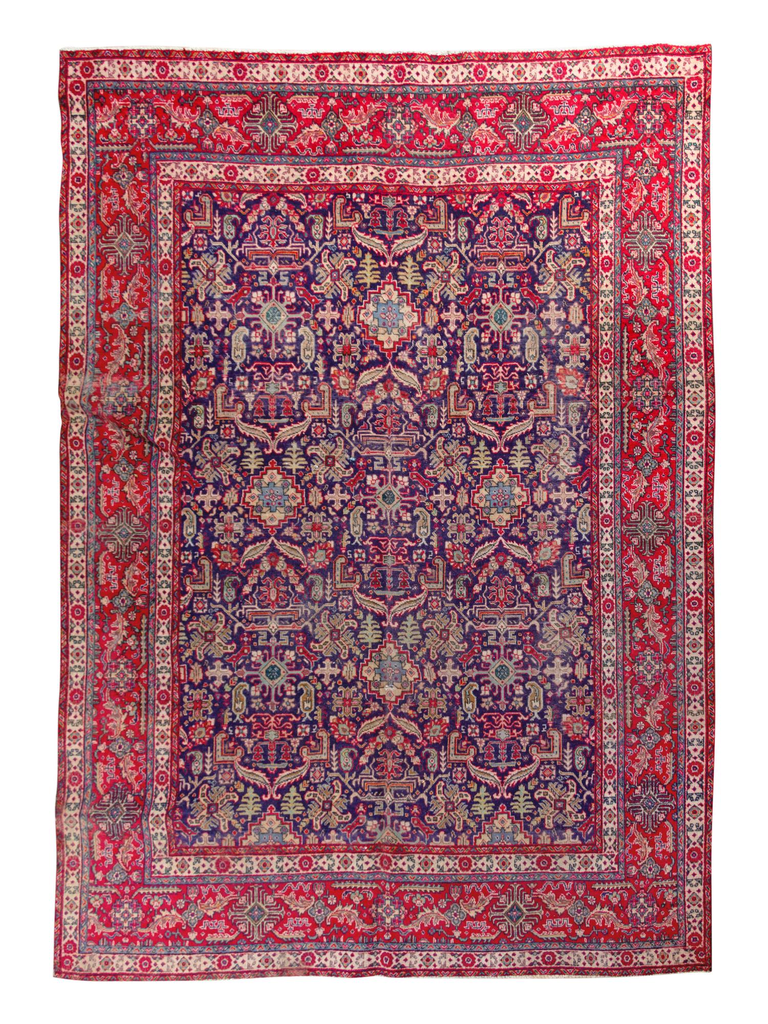 A Heriz Wool Rug
