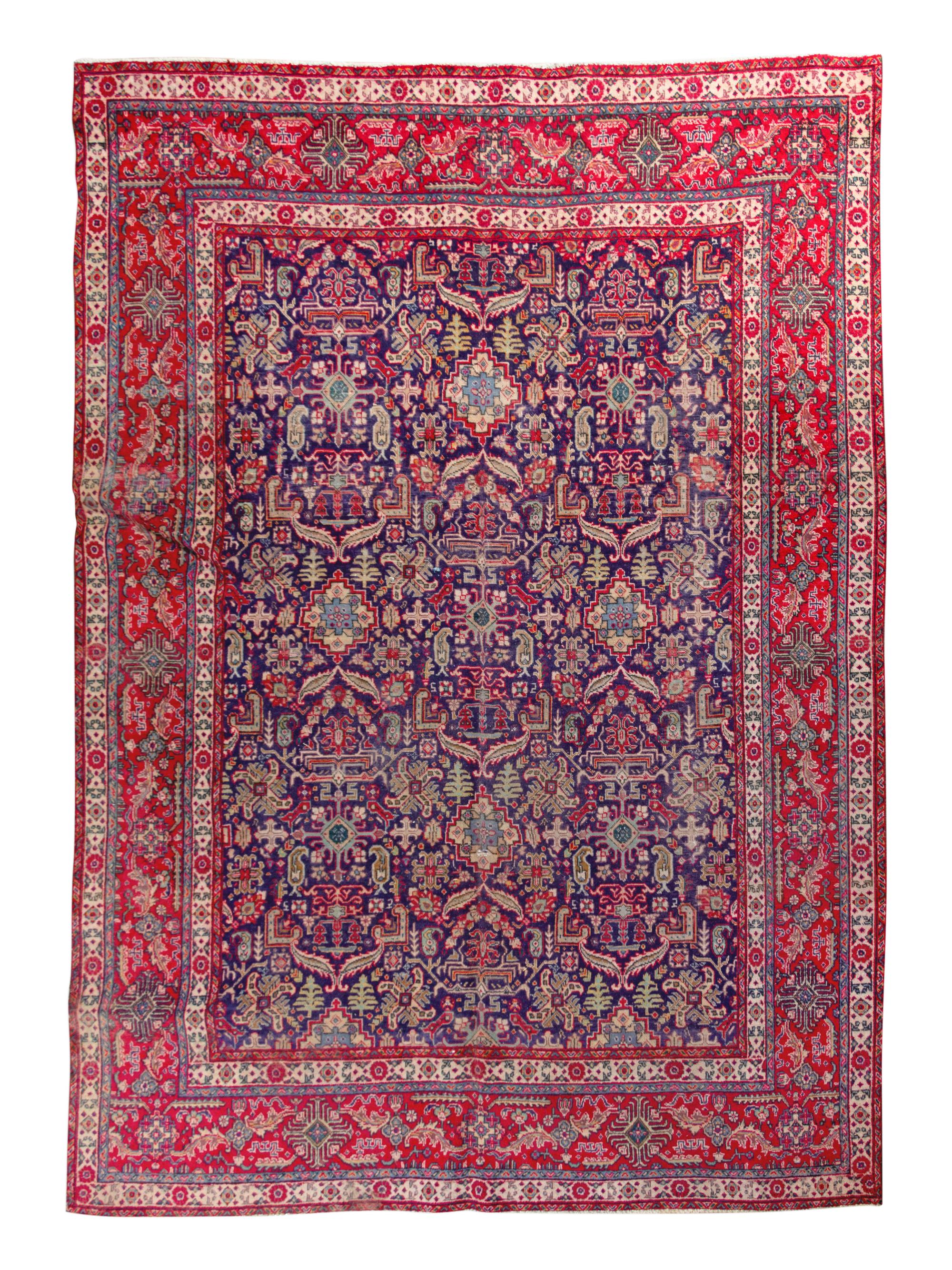 A Heriz Wool Rug