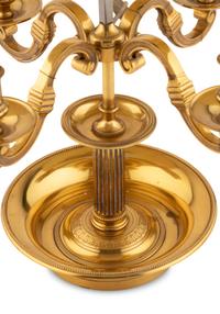 A French Gilt Bronze Bouillotte Lamp