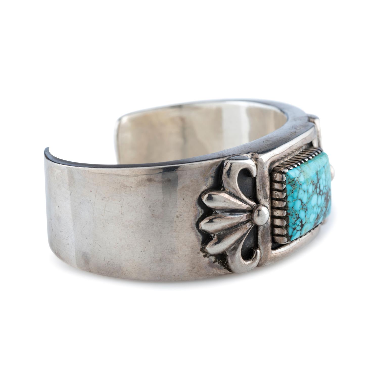 Sterling Silver and Turquoise Cuff Bracelet