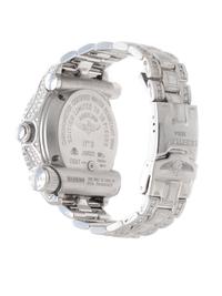 A RARE BREITLING, REF. J56321 18K WHITE GOLD AND DIAMOND LIMITED EDITION 'EMERGENCY' CHRONOGRAPH WRISTWATCH