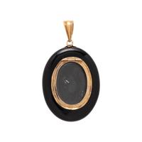 VICTORIAN, DIAMOND MOURNING PENDANT