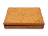 A Cased English Pewterware Fruit Service