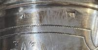 A Pair of Russian Silver Wine Cups