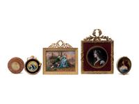 A Group of Continental Portrait Roundels and Panels