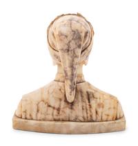 An Italian Alabaster Bust of Dante Alighieri