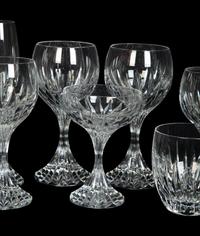 A Baccarat Masséna Stemware Service