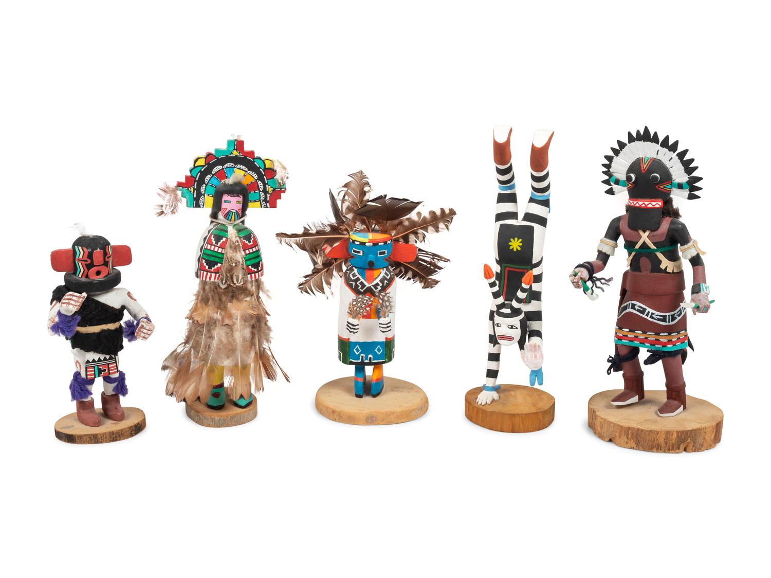 Group of Hopi Katsinas