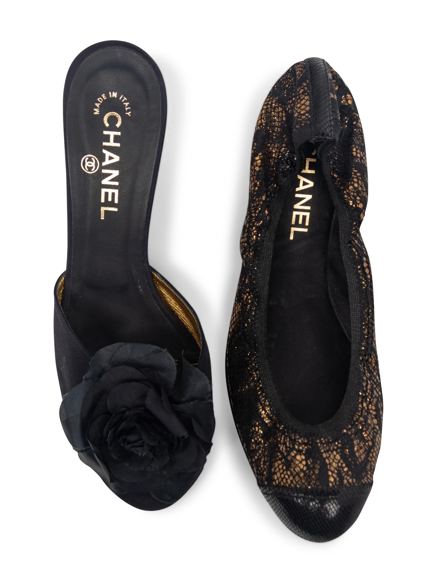 Two Pairs of Chanel Shoes