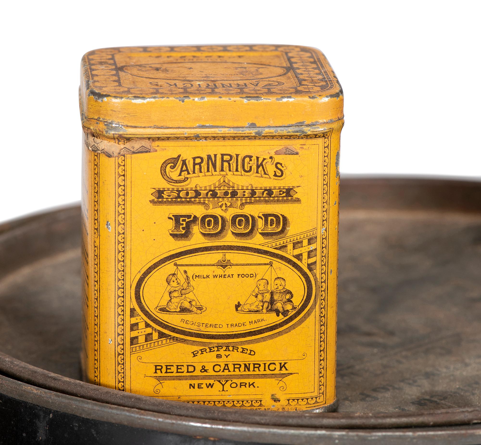 Nine Advertising Tins and Boxes