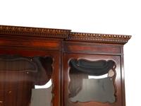 A George III Style Mahogany Breakfront Cabinet