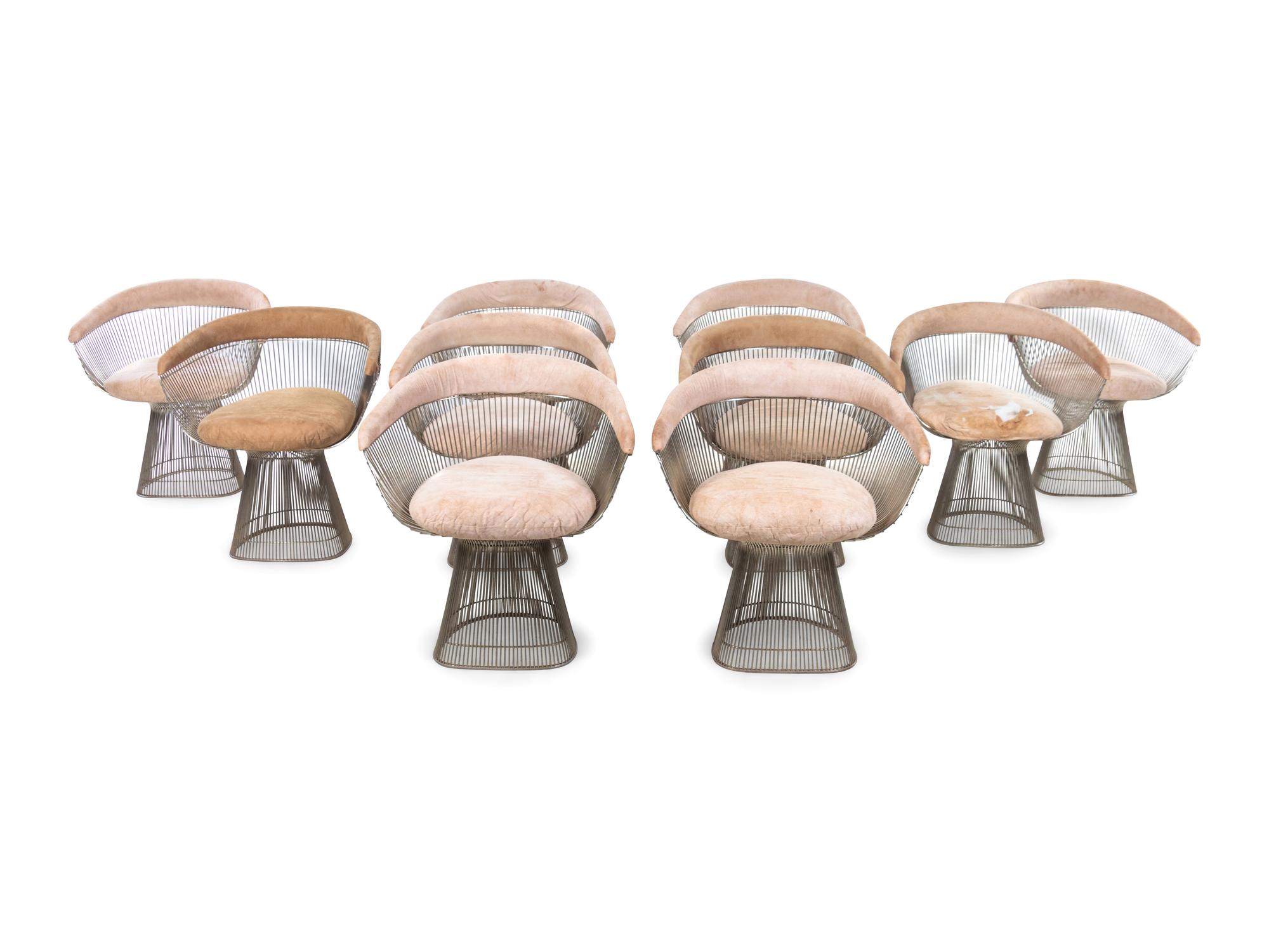 Set of Ten Dining Chairs, Knoll, USA