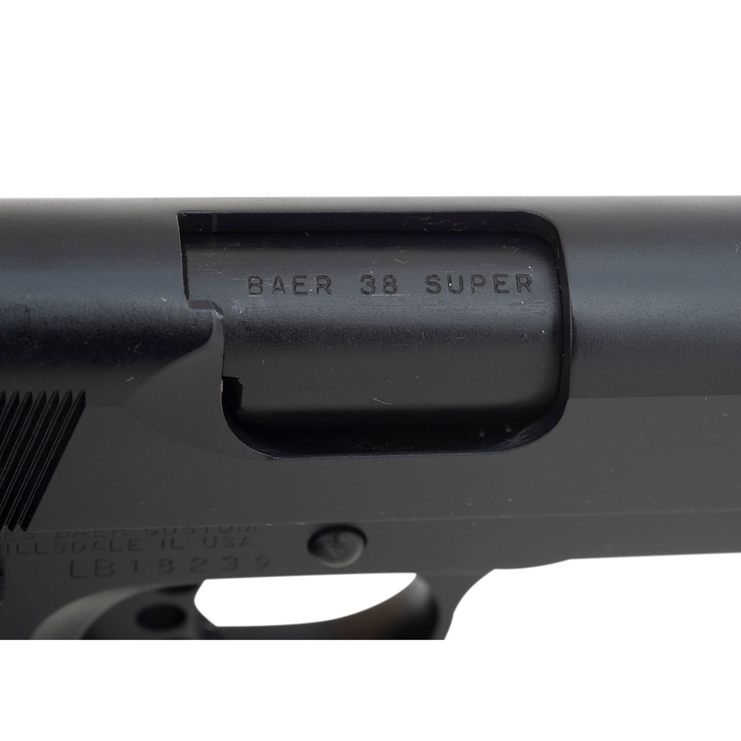 *Les Baer Monolith .38 Super 1911 Pistol with 1.5" Accuracy Guarantee - As New in Box with Accessories