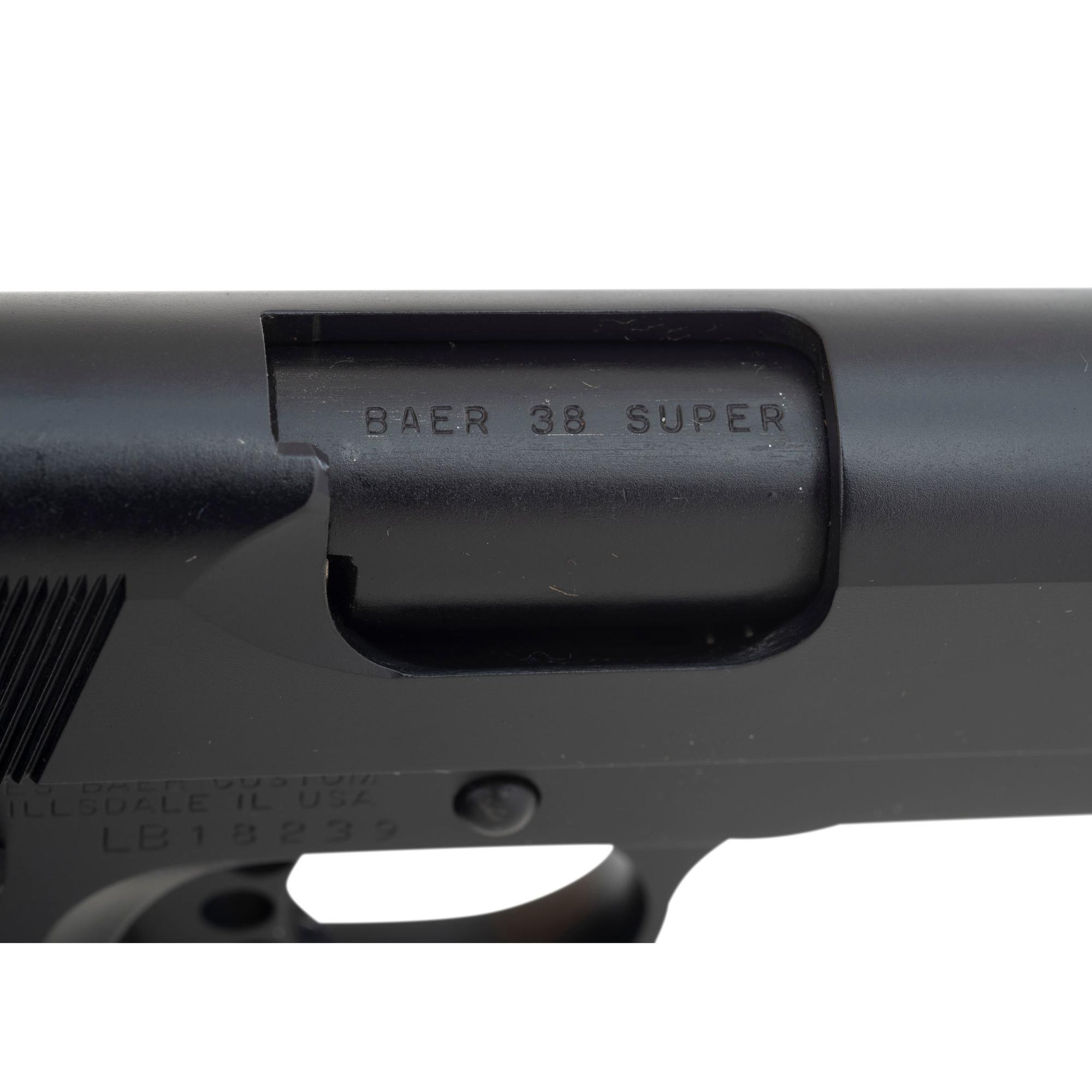 *Les Baer Monolith .38 Super 1911 Pistol with 1.5" Accuracy Guarantee - As New in Box with Accessories