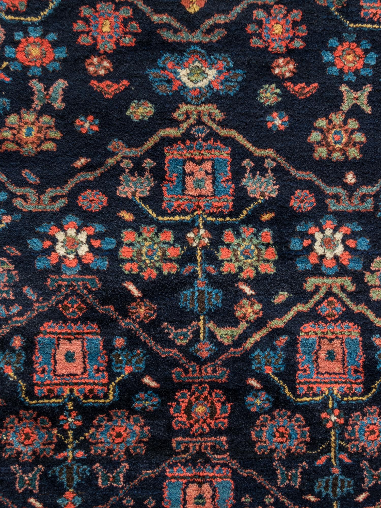 A Hamadan Wool Rug