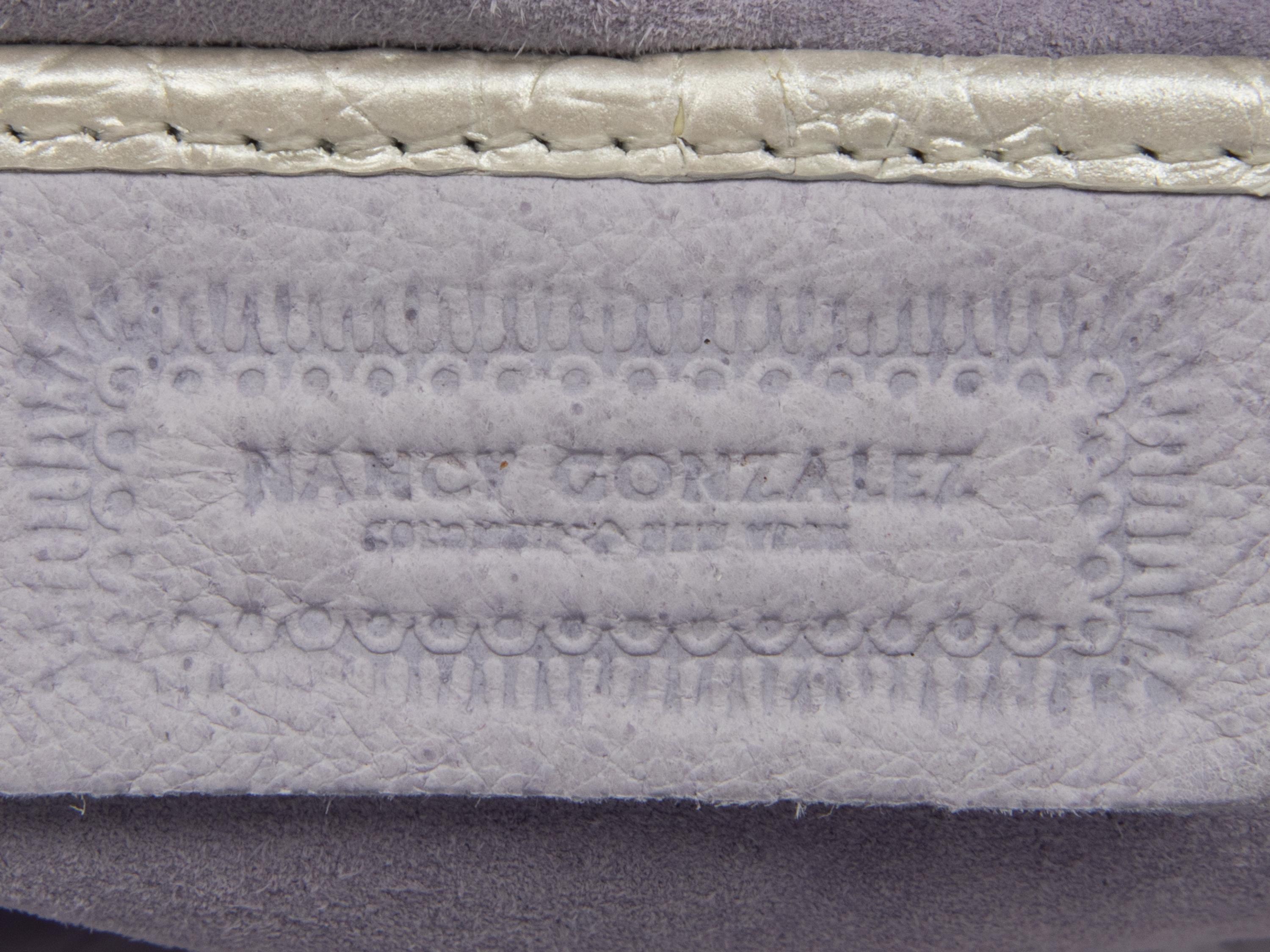 Two Nancy Gonzalez Crocodile Handbags