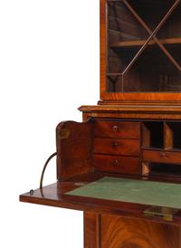 A George III Mahogany Secretary Bookcase
