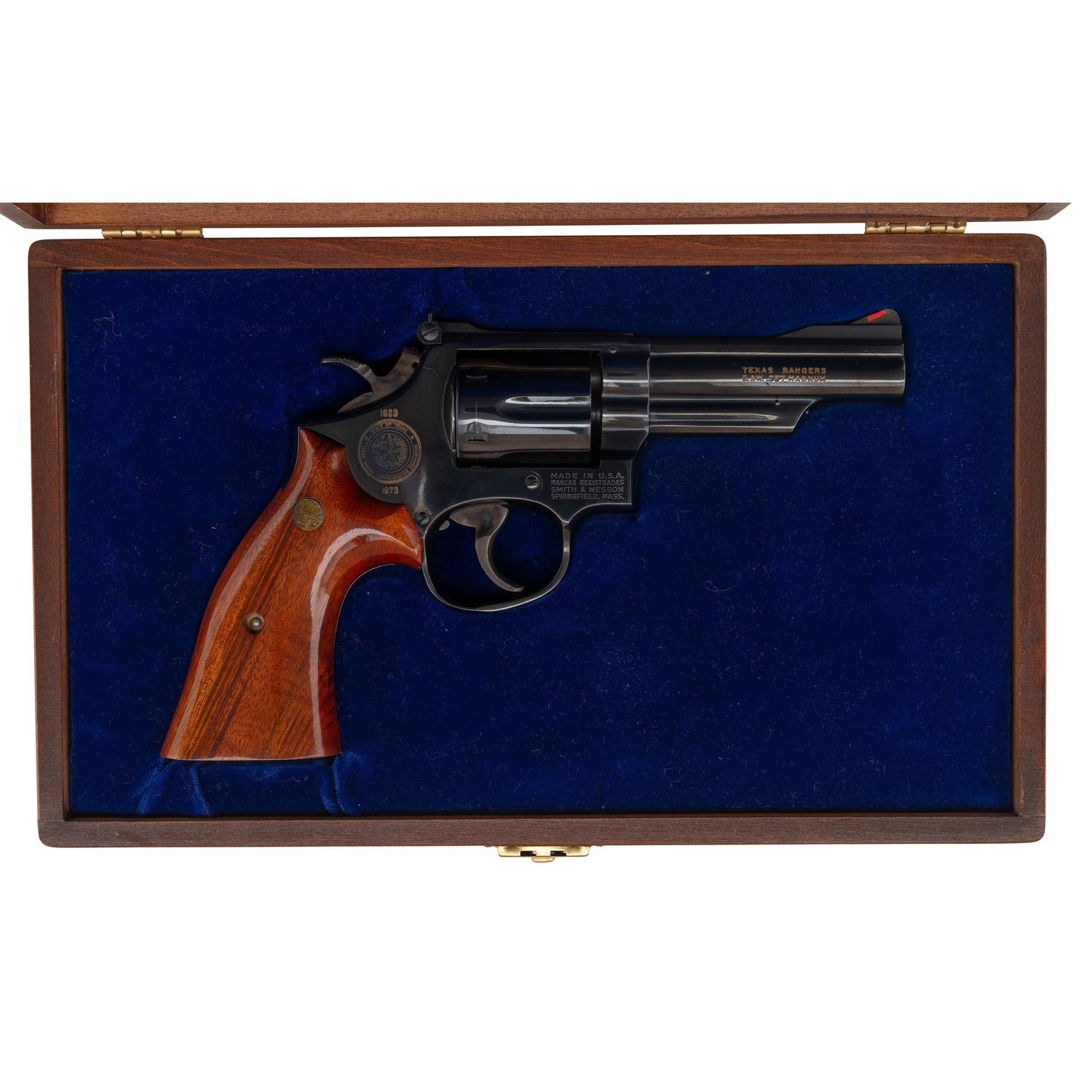 **Smith & Wesson Texas Ranger Commission Sesquicentennial Commemorative Revolver Model 19-3 in Box