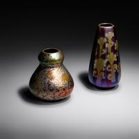 Two vases, c. 1903-17 for Weller Pottery, USA