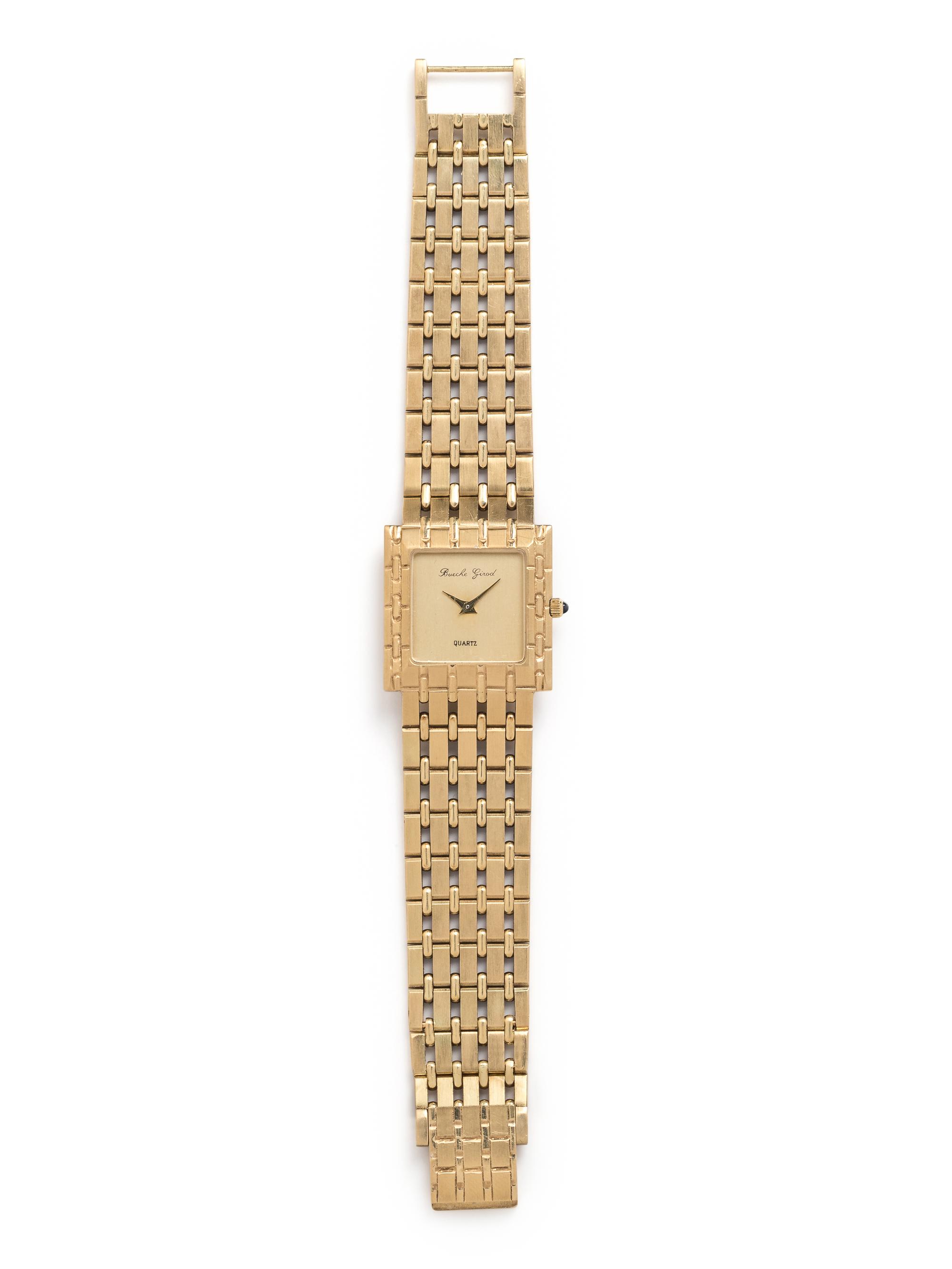 BUECHE GIROD, 14K YELLOW GOLD WRISTWATCH