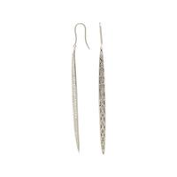 ANITA KO, WHITE GOLD AND DIAMOND LONG 'DAGGER' EARRINGS