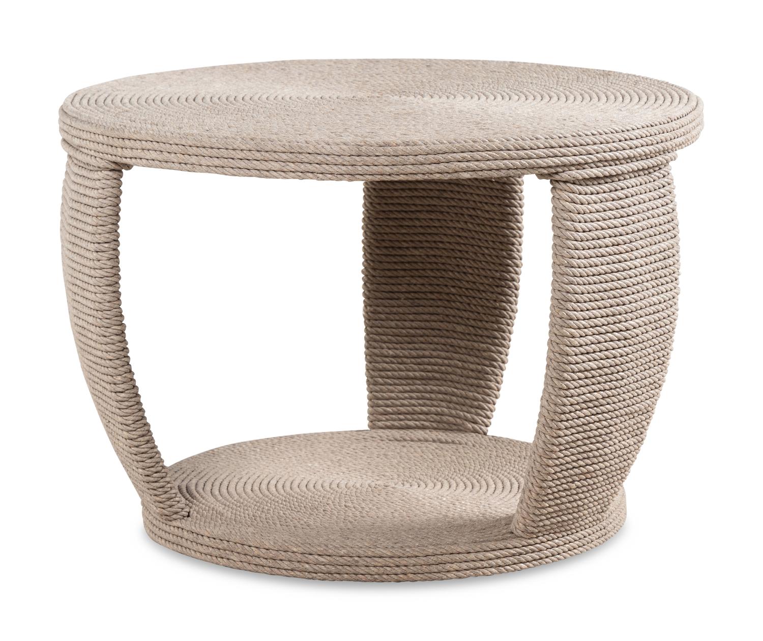 A Modernist Rope-Veneered Low Table in the Style of Christian Austuguevieille