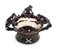 Four Decorative Gilt Metal Articles
