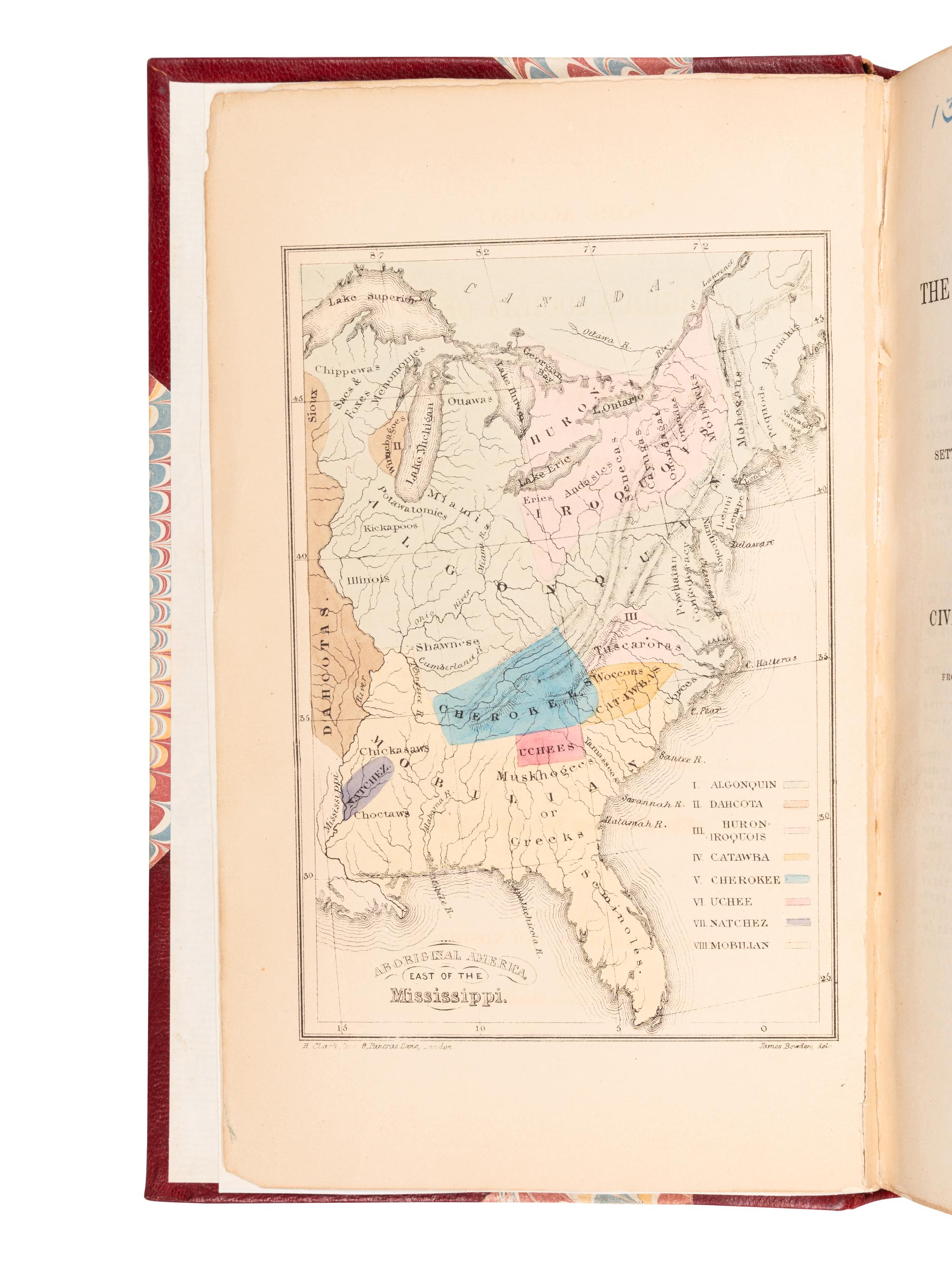 [RELIGIOUS SOCIETY OF FRIENDS]. Some Account of the Conduct of the Religious Society of Friends Towards the Indian Tribes... from the Time of their Settlement in American, to the Year 1843. London: Edward Marsh, 1844.