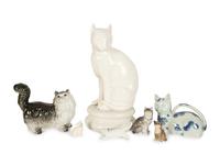 A Collection of Cat Figures