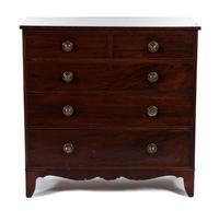 A Victorian Mahogany Chest of Drawers