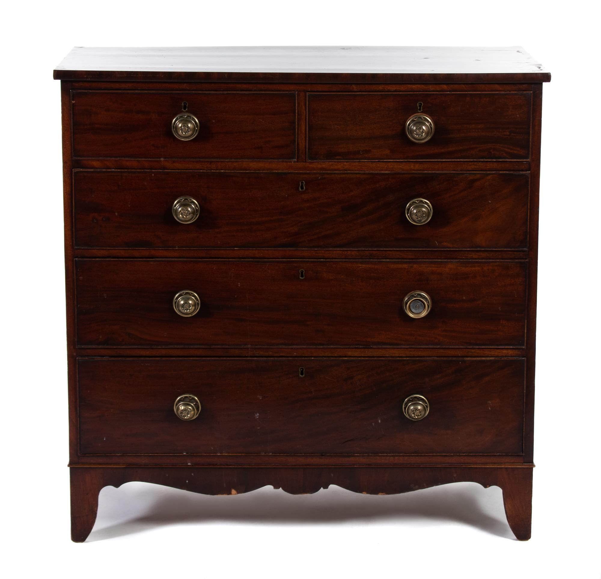 A Victorian Mahogany Chest of Drawers