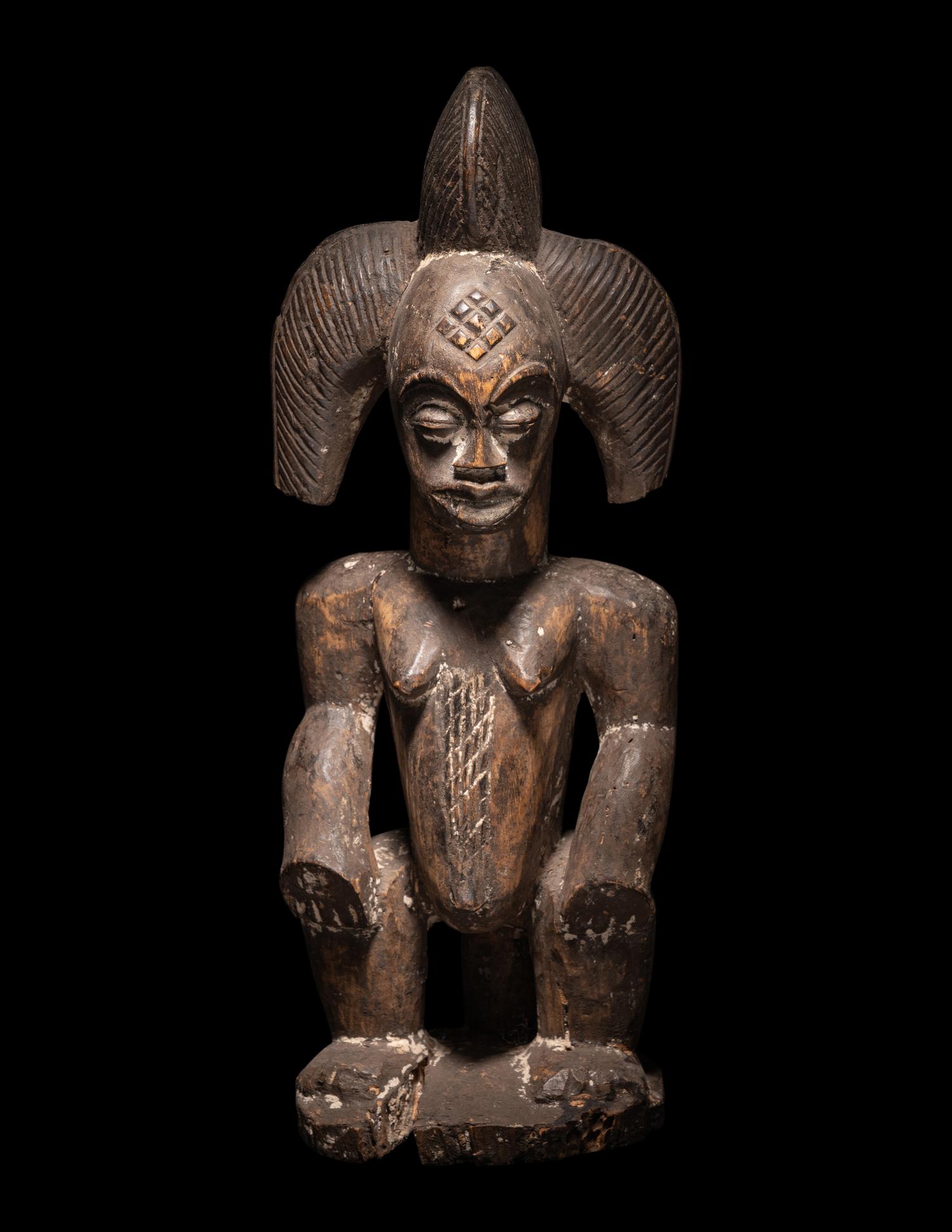 Two Punu Wood Figures