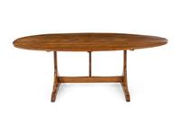 A French Walnut Wine Tasting or Tilt-Top Table