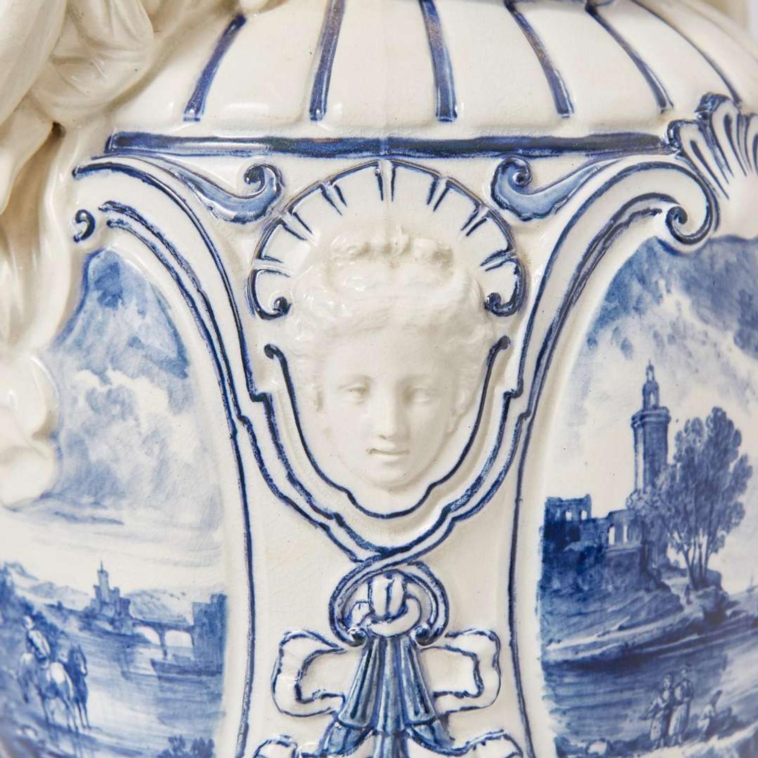 A Monumental Renaissance-Style Ewer and Stand UK, 1870s