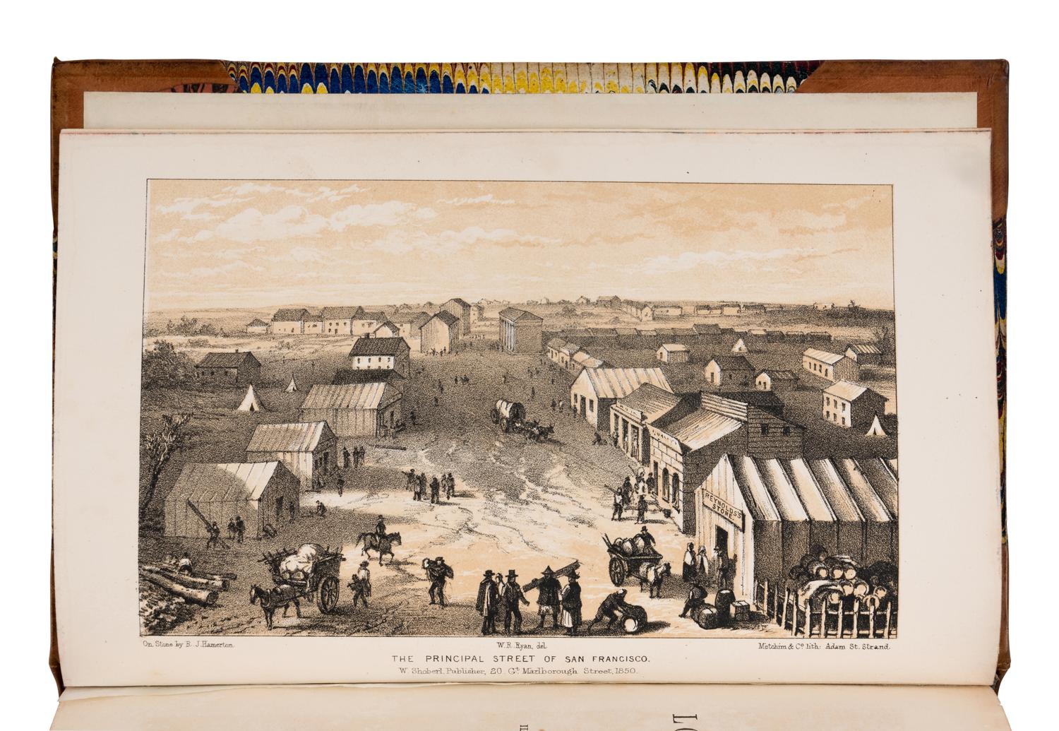 RYAN, William Redmond (1823-1855). Personal Adventures in Upper and Lower California in 1848-9. London: William Shoberl, 1850.