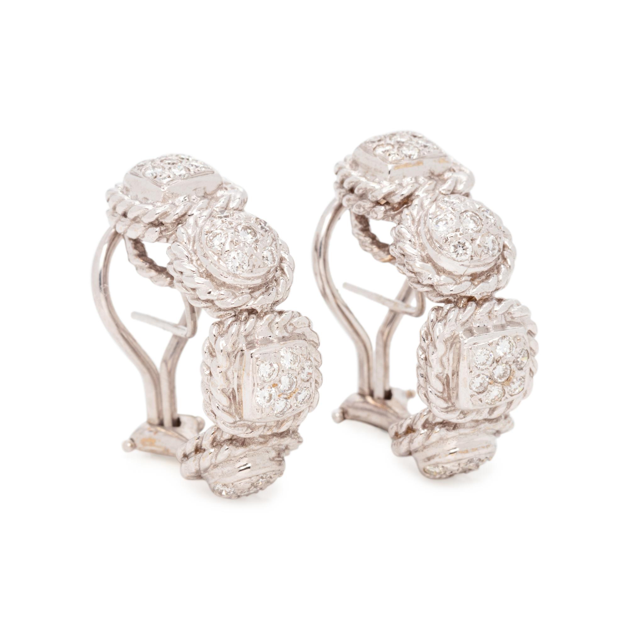 CASSIS, DIAMOND EARCLIPS