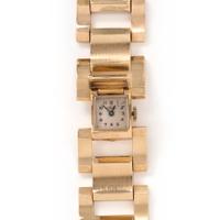 PERY, 14K YELLOW GOLD SURPRISE WRISTWATCH