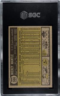 A 1961 Topps Mickey Mantle Baseball Card No. 300 (SGC 6.5 EX/NM+)