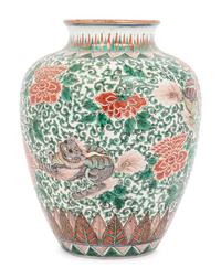 A Chinese Wucai Porcelain Jar