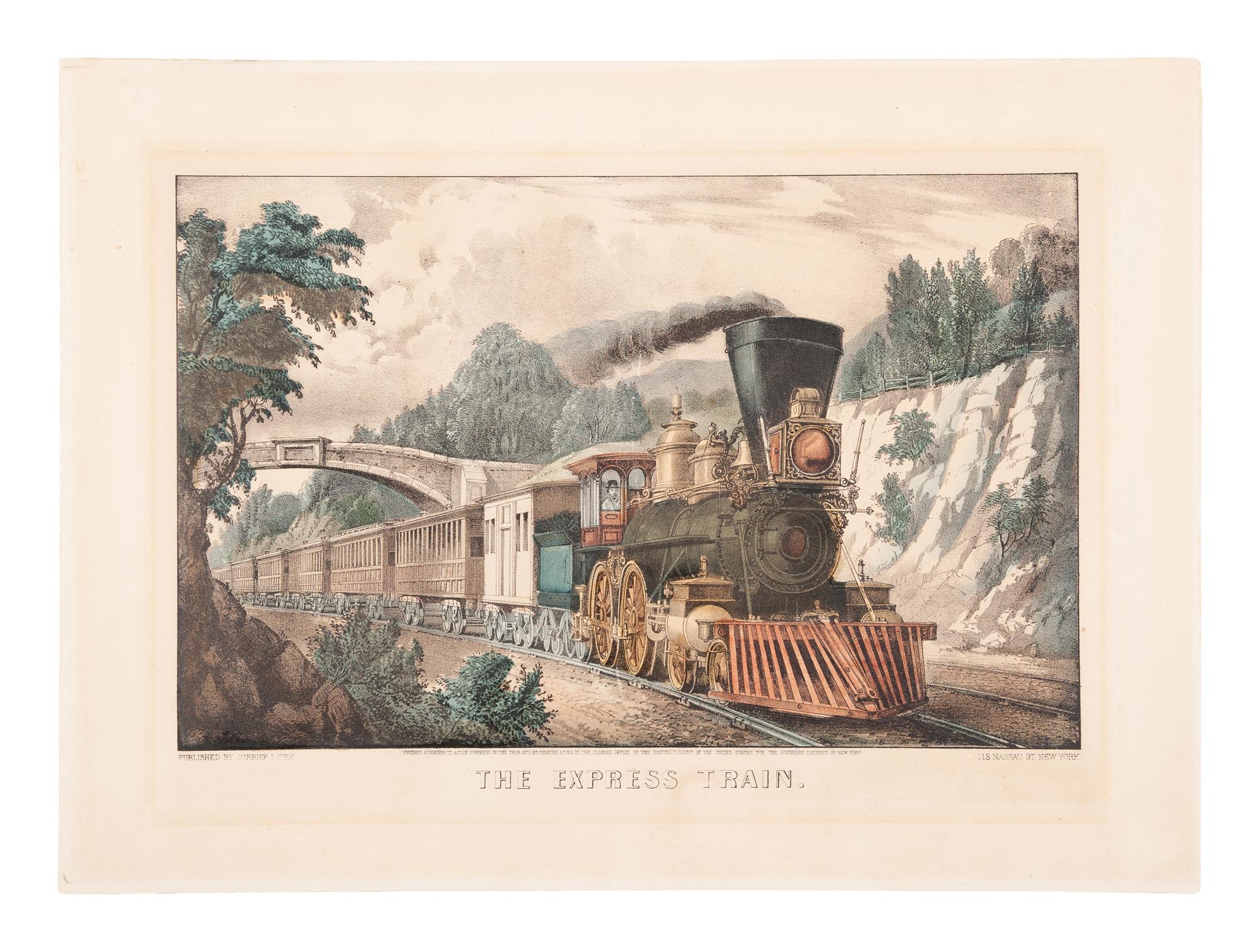 CURRIER and IVES, publishers A group of 7 small-format lithographs, comprising: