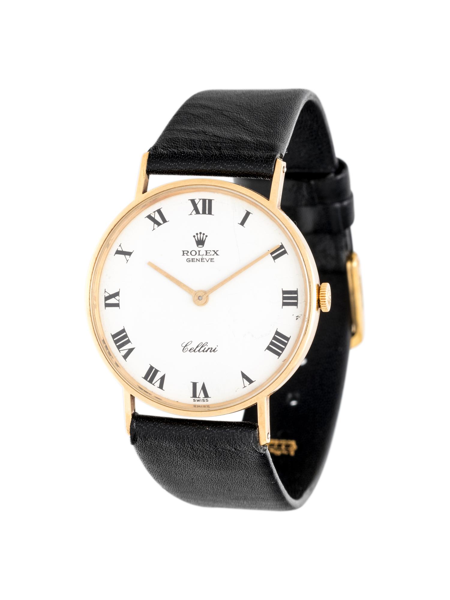 ROLEX, 14K YELLOW GOLD REF. 3833 'CELLINI' WRISTWATCH