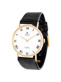 ROLEX, 14K YELLOW GOLD REF. 3833 'CELLINI' WRISTWATCH