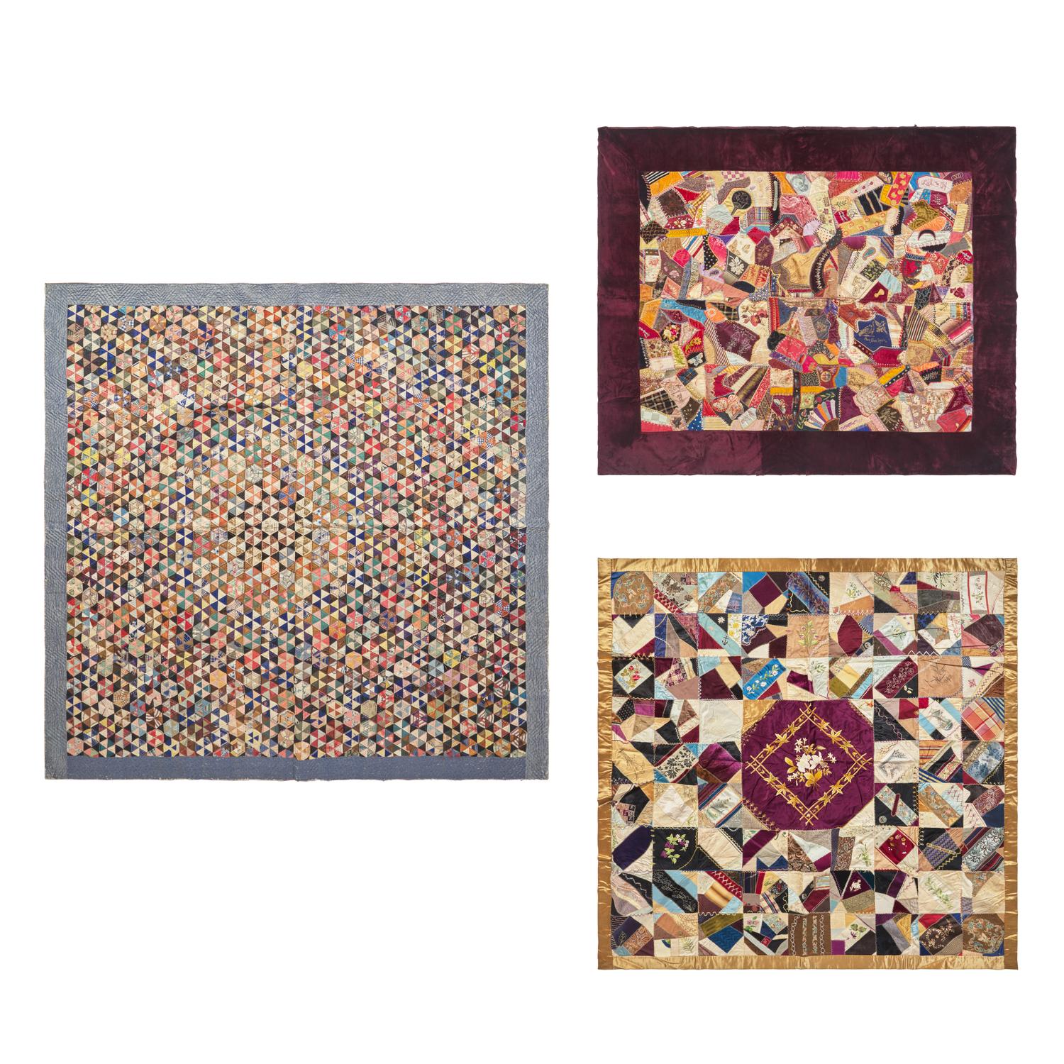Three Crazy Quilts