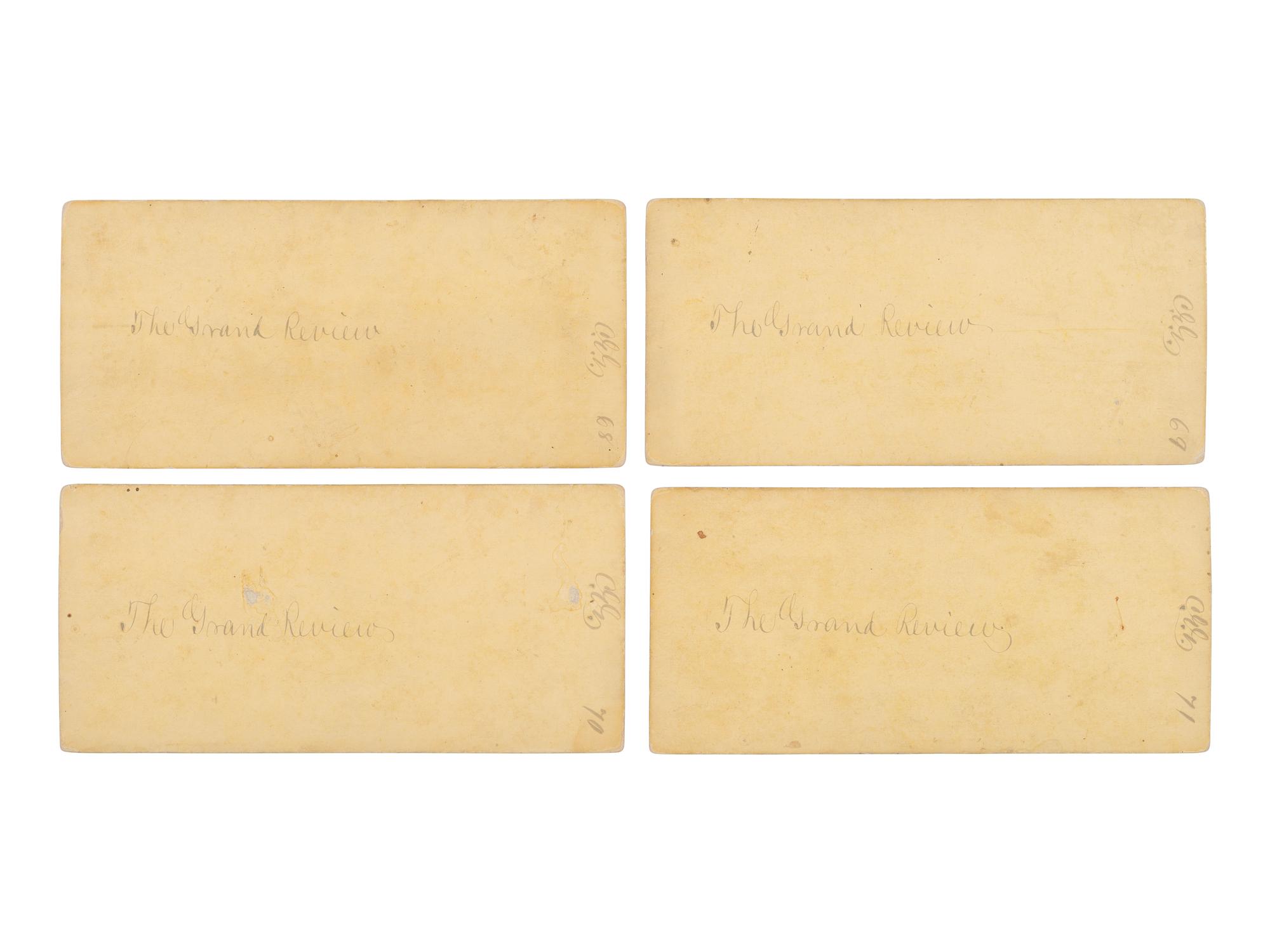 [CIVIL WAR]. 12 "Grand Review" stereoviews by Alexander Gardner. [Washington, DC]: [1865].
