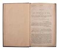 [DAKOTA TERRITORY]. Articles of War, From the Revised Statutes of the United States. Edition of February 22, 1875. Headquarters Department of Dakota: N.p., 1 April 1876. 8vo. Stab-sewn in original wrappers; cloth folding case.