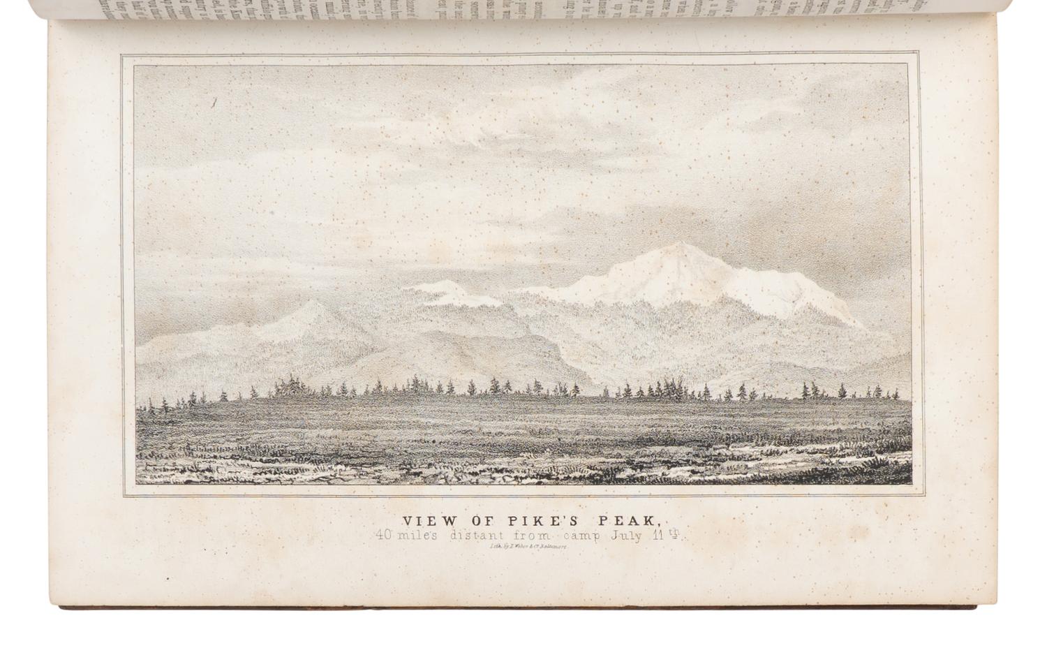 FREMONT, John Charles (1813-1890). Report of the Exploring Expedition to the Rocky Mountains in the Year 1842 and to Oregon and North California in the Years 1843-1844 . Washington: Gales & Seaton, 1845.