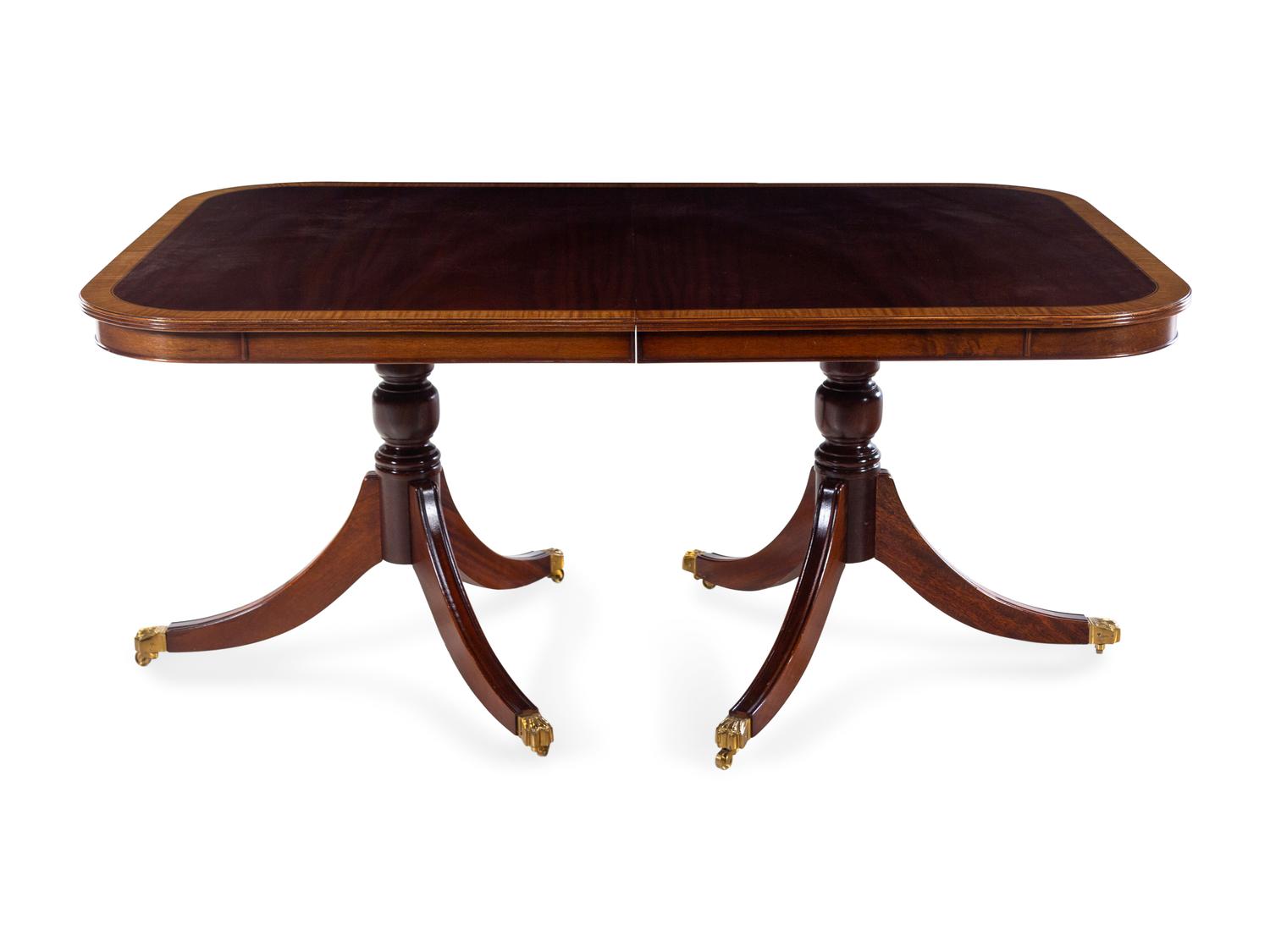 A Regency Style Mahogany Dining Table