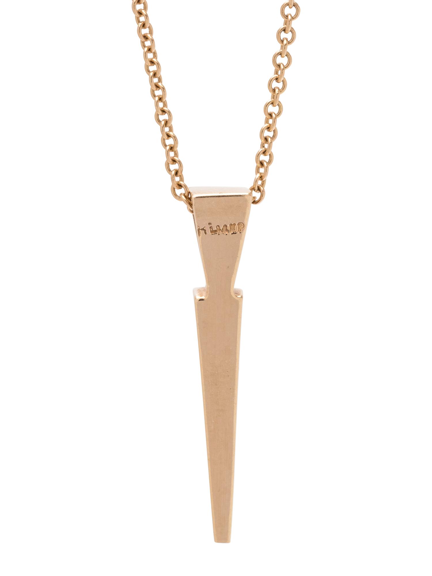 YELLOW GOLD AND DIAMOND PENDANT/NECKLACE