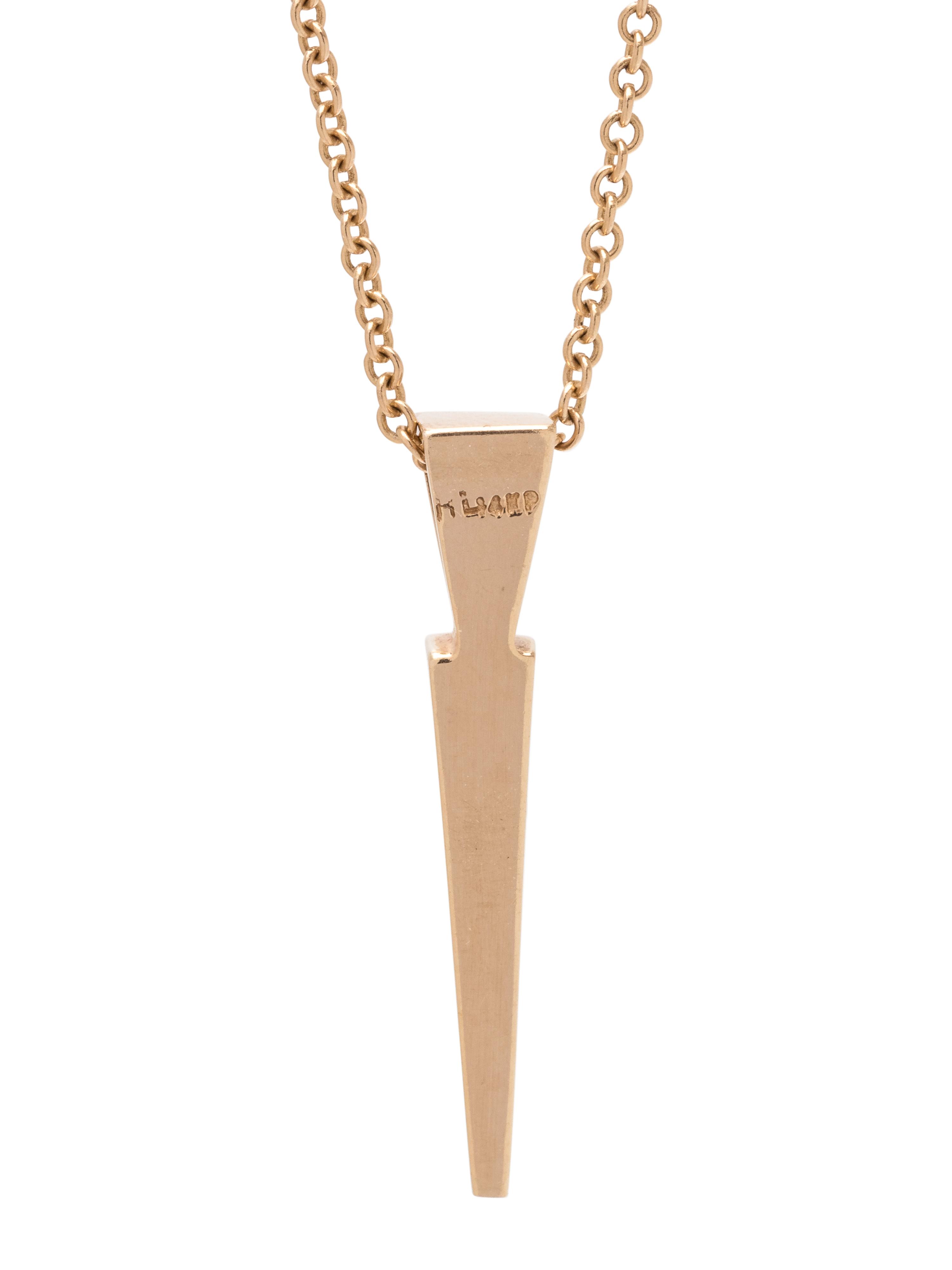 YELLOW GOLD AND DIAMOND PENDANT/NECKLACE