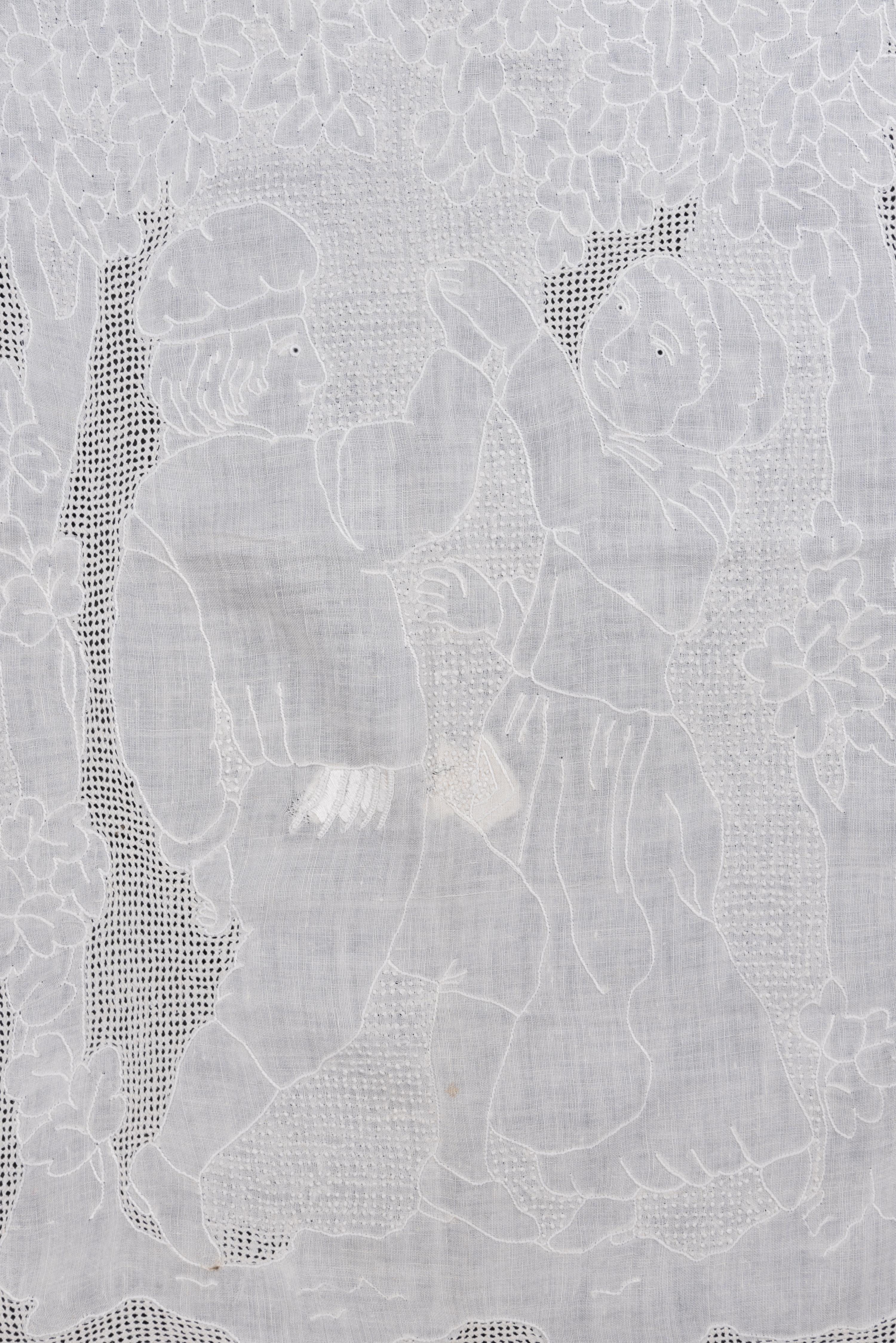 Collection of Six Cotton and Linen Lace Items